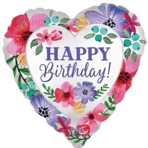Happy Birthday (Floral)