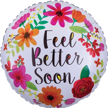 Feel Better Soon Floral Wreath