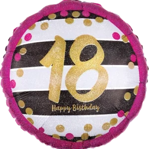 Pink & Gold Milestone 18