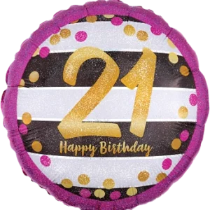 Pink & Gold Milestone 21