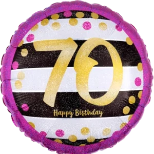 Pink & Gold Milestone 70
